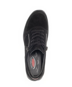 GABOR ROLLINGSOFT SNEAKER MET UITNEEMBAAR VOETBED ZWART