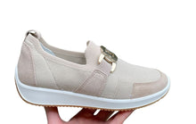 Afbeelding in Gallery-weergave laden, ARA DAMES LOAFER MET UITNEEMBAAR VOETBED BEIGE
