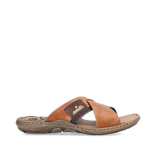 Afbeelding in Gallery-weergave laden, RIEKER SLIPPERS HEREN BRUIN

