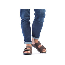 Afbeelding in Gallery-weergave laden, RIEKER HEREN SLIPPERS BRUIN
