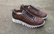 Afbeelding in Gallery-weergave laden, PIESANTO SNEAKER MET UITNEEMBAAR VOETBED GEVLOCHTEN BEIGE
