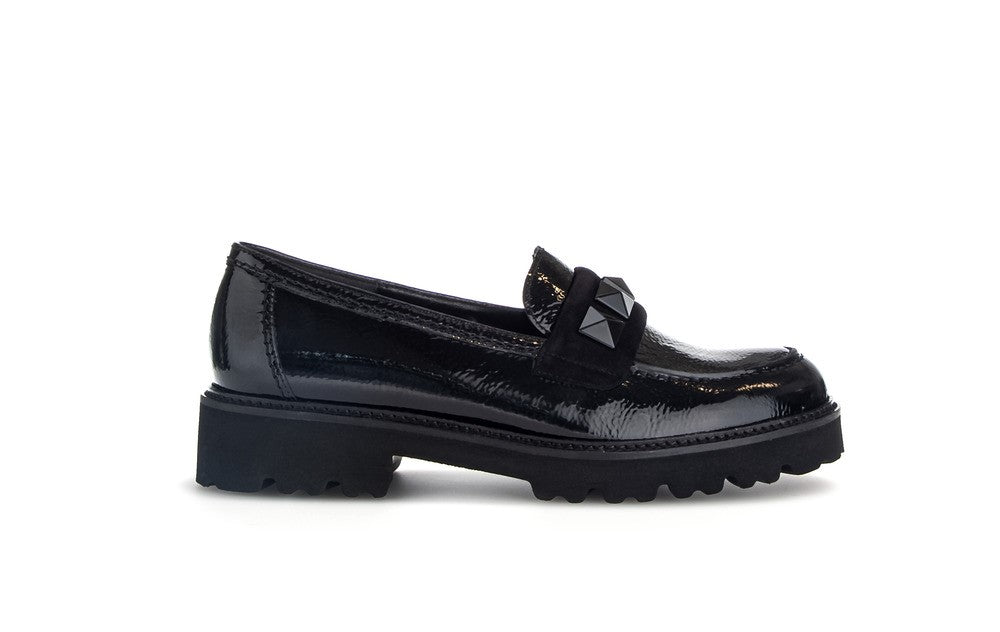 GABOR LOAFER ZWART GLITTER