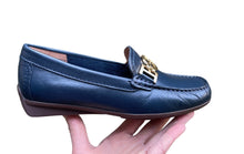 Afbeelding in Gallery-weergave laden, WIRTH MOCCASIN MET GESP BLAUW
