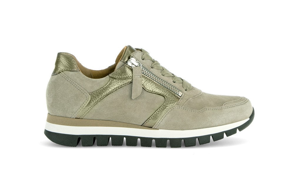 GABOR SNEAKERS MET UITNEEMBAAR VOETBED BEIGE