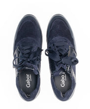 Afbeelding in Gallery-weergave laden, GABOR SNEAKER MET UITNEEMBAAR VOETBED BLAUW
