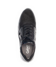 Afbeelding in Gallery-weergave laden, GABOR SNEAKERS MET UITNEEMBAAR VOETBED ZWART
