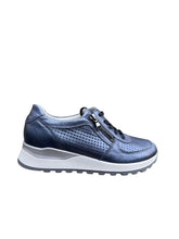 Afbeelding in Gallery-weergave laden, WALDLAUFER SNEAKER H-BREEDTE MET UITNEEMBAAR VOETBED BLAUW
