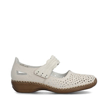 Afbeelding in Gallery-weergave laden, RIEKER DAMES MET RIEM EN GAATJES BEIGE
