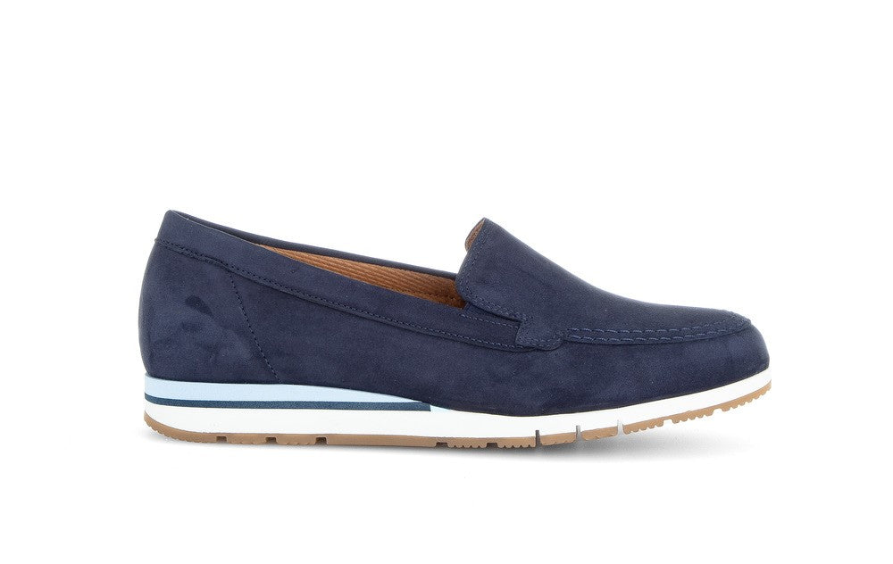 GABOR LOAFER MET UITNEEMBAAR VOETBED BLAUW