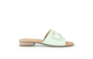 GABOR SLIPPER MET HAKJE PISTACHE