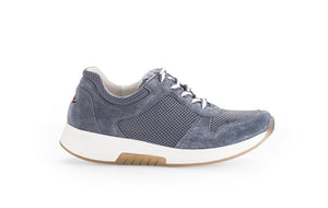 GABOR ROLLING SOFT SNEAKERS UITNEEMBAAR VOETBED BLAUW