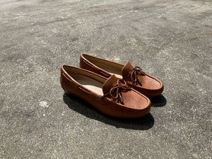 WIRTH MOCCASIN MET UITNEEMBAAR VOETBED COGNAC