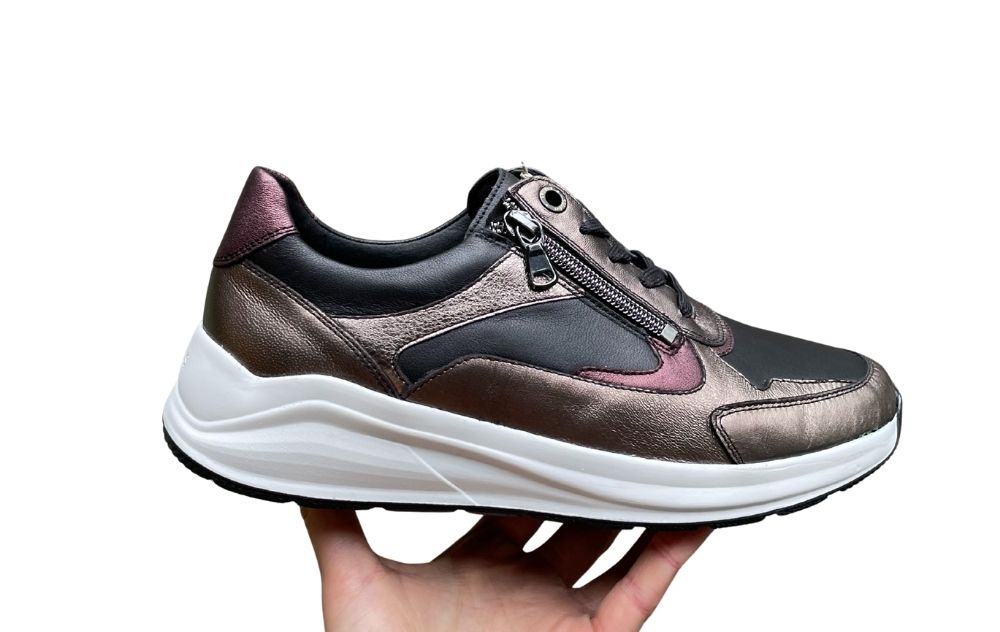 SOLIDUS SNEAKER MET UITNEEMBAAR VOETBED H+K WIJDTE MULTI