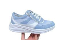 Afbeelding in Gallery-weergave laden, SOLIDUS SNEAKERS K BREEDTE MET VETERS, RITS EN UITNEEMBAAR VOETBED
