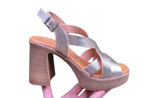Afbeelding in Gallery-weergave laden, OH MY SANDALS SANDAAL HAK CHAMPAGNE
