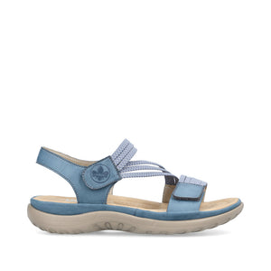 RIEKER SANDAAL MET KLEVERS JEANS