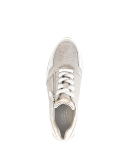 GABOR SNEAKER MET UITNEEMBAAR VOETBED BEIGE