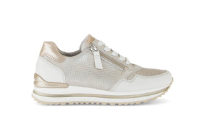 GABOR SNEAKER MET UITNEEMBAAR VOETBED BEIGE