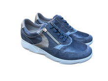 Afbeelding in Gallery-weergave laden, WALDLAUFER SNEAKER K-BREEDTE MET UITNEEMBAAR VOETBED BLAUW
