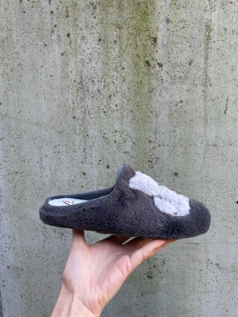 FLY FLOT DAMES SLIPPERS GRIJS