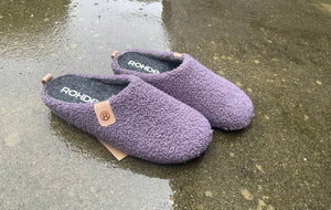 ROHEDE DAMESSLIPPER MET UITNEEMBAAR VOETBED VIOLET
