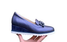 Afbeelding in Gallery-weergave laden, SOFTWAVES MET SLEEHAK 3 CM EN UITNEEMBAAR VOETBED BLAUW
