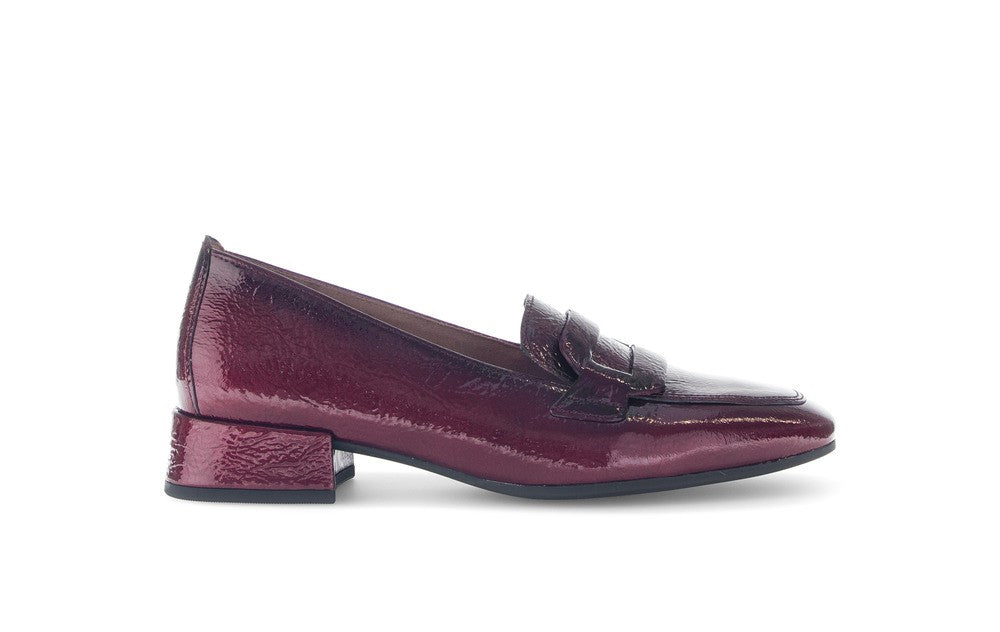 GABOR MOCCASIN IN LAKLEDER BORDEAUX