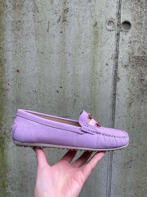 WIRTH MOCCASIN MET GESP LILA