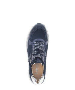 GABOR SNEAKER MET UITNEEMBAAR VOETBED H BREEDTE BLAUW