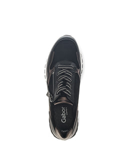 GABOR SNEAKER MET UITNEEMBAAR VOETBED H WIJDTE MOHAIR