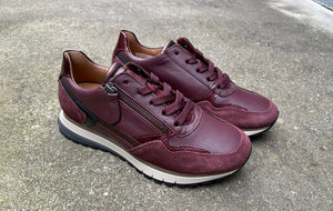 GABOR SNEAKER BORDEAUX UITNEEMBAAR VOETBED