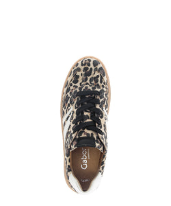 GABOR SNEAKER MET UITNEEMBAAR VOETBED LEOPARD