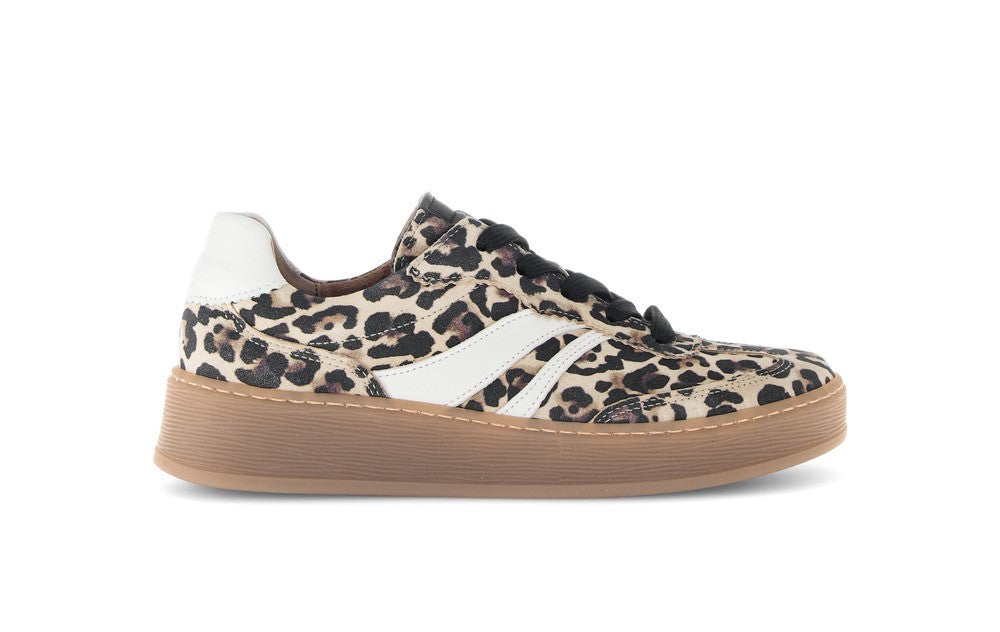 GABOR SNEAKER MET UITNEEMBAAR VOETBED LEOPARD