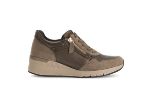 GABOR SNEAKER MET UITNEEMBAAR VOETBED BRONS