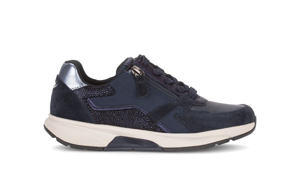 GABOR SNEAKER MET UITNEEMBAAR VOETBED BLAUW