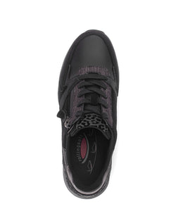 GABOR SNEAKER MET UITNEEMBAAR VOETBED ZWART
