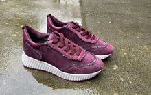 Afbeelding in Gallery-weergave laden, SOFTWAVES SNEAKERS VETER BORDEAUX UITNEEMBAAR VOETBED
