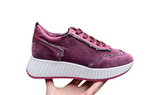 Afbeelding in Gallery-weergave laden, SOFTWAVES SNEAKERS VETER BORDEAUX UITNEEMBAAR VOETBED

