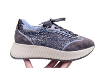 Afbeelding in Gallery-weergave laden, SOFTWAVES SNEAKER BRUIN BLAUW UITNEEMBAAR VOETBED
