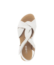 Afbeelding in Gallery-weergave laden, GABOR SANDAAL MET RIEMEN WIT H BREEDTE

