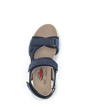 Afbeelding in Gallery-weergave laden, GABOR SANDAAL ROLLINGSOFT MET UITNEEMBAAR VOETBED BLAUW G BREEDTE
