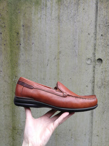 FLUCHOS MOCASSINS COGNAC MET UITNEEMBAAR VOETBED