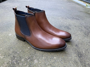 FLUCHOS HEREN LAARSE MET RITS EN UITNEEMBAAR VOETBED CAMEL