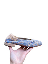 Afbeelding in Gallery-weergave laden, SOFTWAVES BALLERINA MET UITNEEMBAAR VOETBED TRESSE BLAUW
