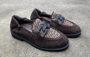 SOFTWAVES LOAFER MET UITNEEMBAAR VOETBED BRUIN