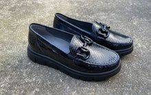 Afbeelding in Gallery-weergave laden, WALDLAUFER DAMES LOAFER MET UITNEEMBAAR VOETBEDH-WIJDTE BLAUW
