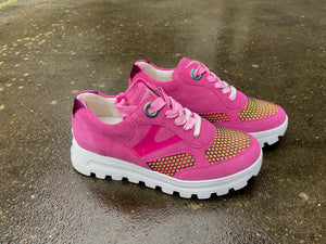WALDLAUFER SNEAKERS MET UITNEEMBAAR VOETBED ROZE