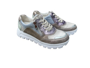 WALDLAUFER SNEAKER H-BREEDTE MET UITNEEMBAAR VOETBED MULTI