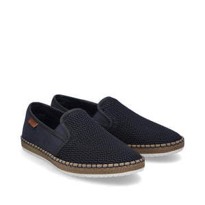 RIEKER HEREN MOCCASIN BLAUW