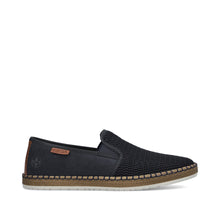Afbeelding in Gallery-weergave laden, RIEKER HEREN LOAFER MET REKKERS BLAUW
